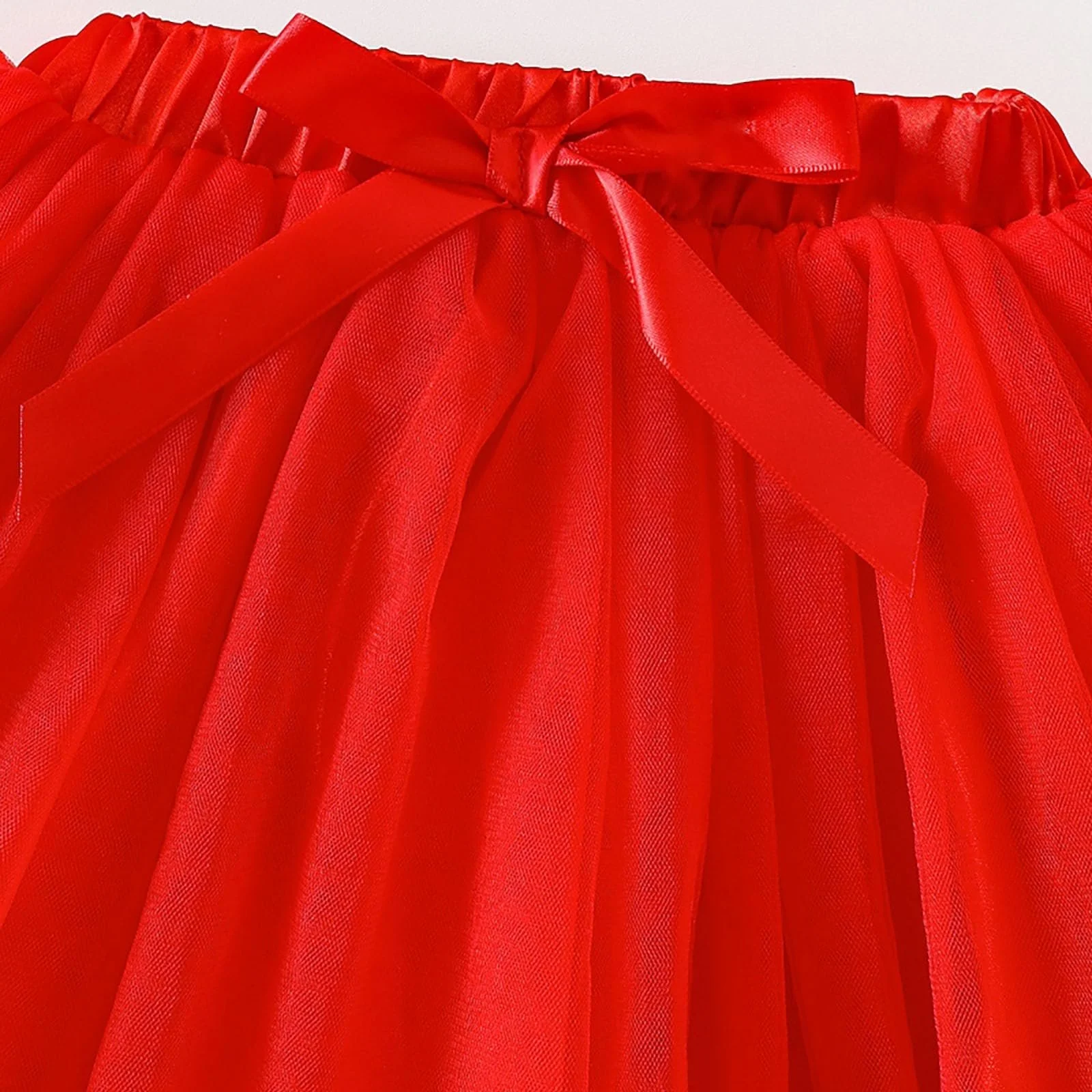 Джемпер Generisch Зимний 2026 для девочек: Джемпер с длинными рукавами с вышивкой оленя и сетчатой юбкой для возраста 1-5 лет, фото №4