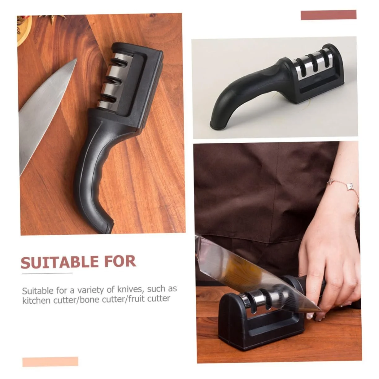 Набір точилок для ножів алмазних чорні 2 шт, фото №7