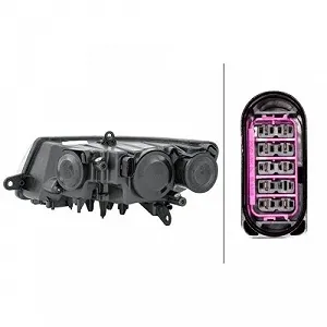 Фара основна HELLA 1EL 247 047-261 для SKODA, права synthetic.ua - Фото 1