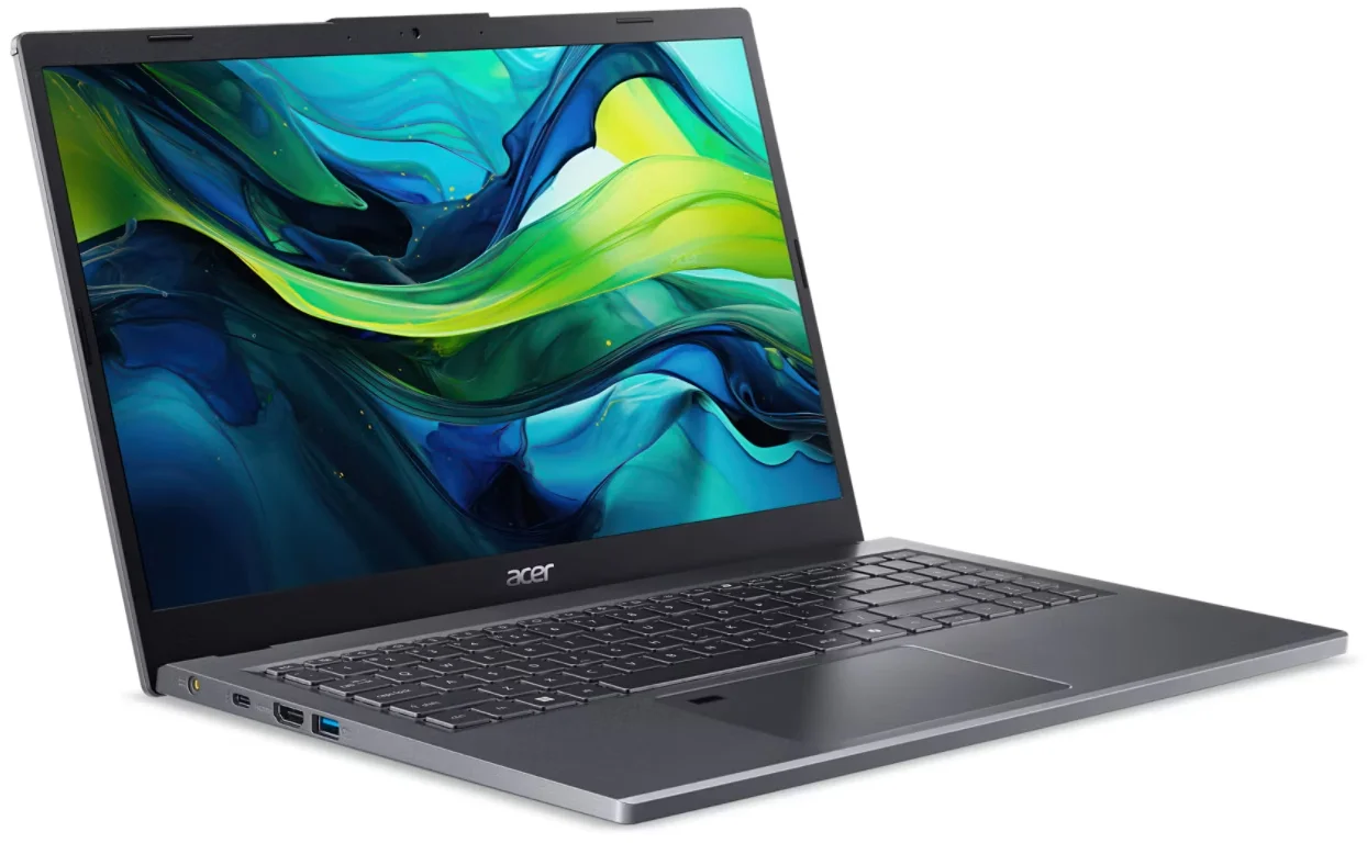 Ноутбук 15.6" Acer Aspire 15 (A15-51M-52Z0) Intel Core 5 120U RAM 16GB SSD 512GB Windows 11 Алюмінієвий корпус (UKR), фото №3