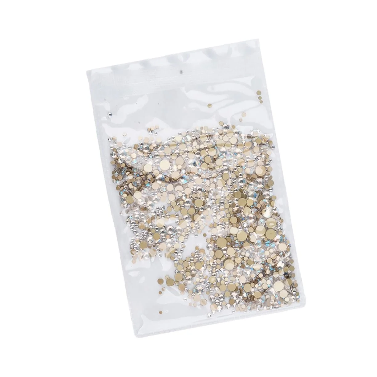 Стрази 1440 шт. для нігтів, прикраси для манікюру, різних розмірів, плоска задня частина, міцні, фото №1