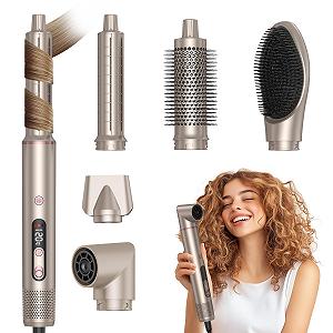 Фен-щетка Airstyler 6 в 1 110000 RPM LCD 4 температурных режима - Фото 1