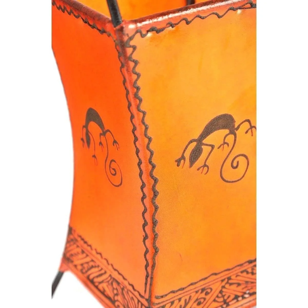 Настільна лампа Simandra Oriental Carree Gecko 30 см Оранжевий, фото №3