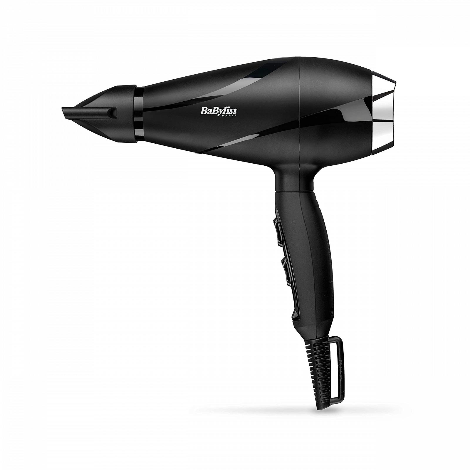 Фен BaByliss Shine Pro 2200, 2200 Вт, ионная технология, эффект антифриз, с диффузором и насадкой, черный, 6713DE, фото №4