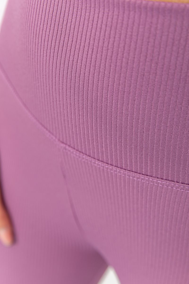 Жіночі лосини в рубічці колір світло-фіолетовий 205R606, фото №5