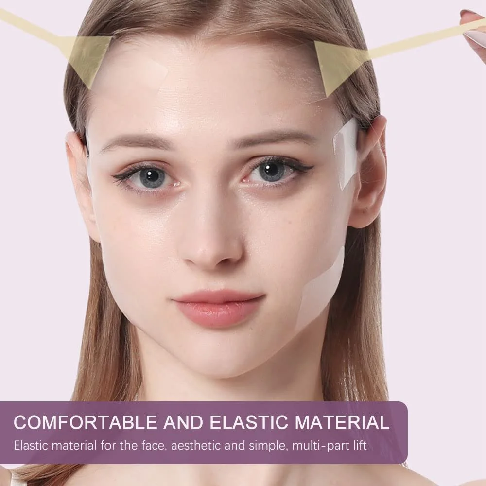 Ленты для подтяжки лица Cdemiy, 20 шт., прозрачные патчи для лица, фото №5