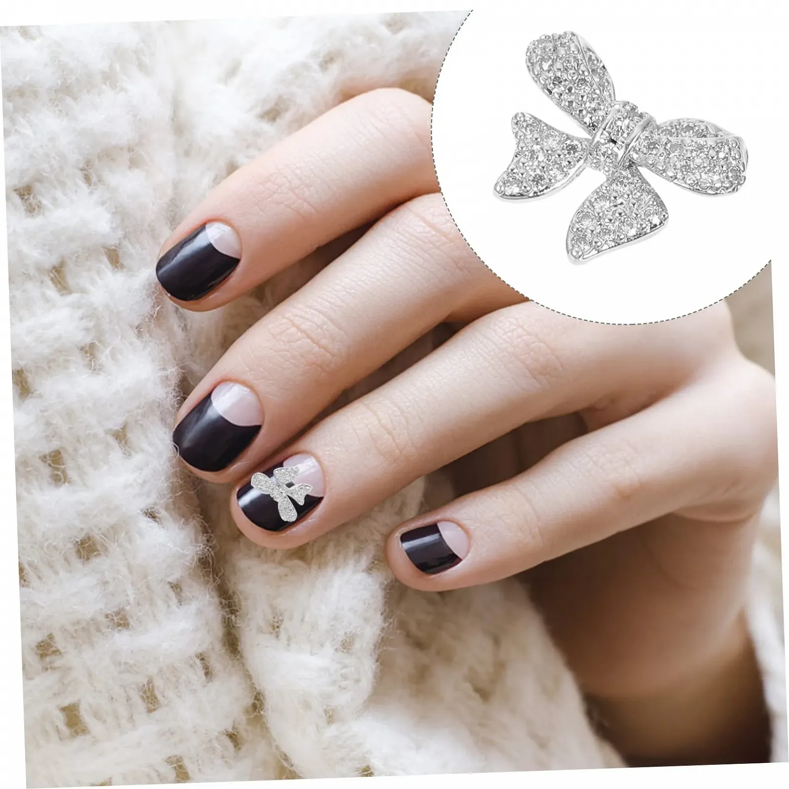 FRCOLOR 15 шт. зі стразами та дизайном бантиків, стійкі до вицвітання, для творчого дизайну, фото №3