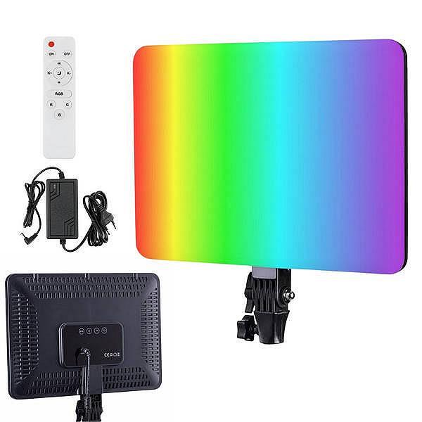Светодиодная панель для фотостудии Camera light PM-36 RGBW 3000K-6500K Штатив, фото №3