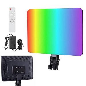 Купити Светодиодная RGB лампа 36х25 см Camera light PM-36 RGBW для фото и видео съемки - Фото 1 Светодиодная RGB лампа 36х25 см Camera light PM-36 RGBW для фото и видео съемки - Фото 1