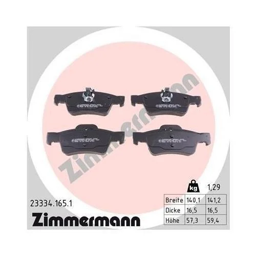Гальмівний диск ZIMMERMANN COAT Z 400.3608.20 для MERCEDES-BENZ задня вісь, фото №4