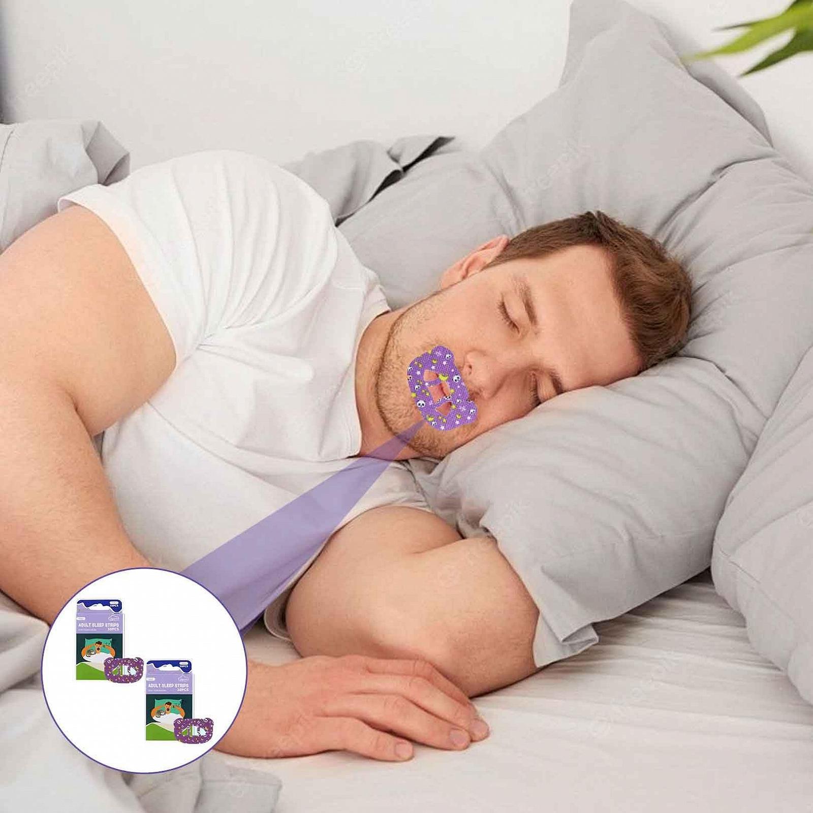 Смужки для рота для сну, 60 шт., пластир від хропіння, фото №4