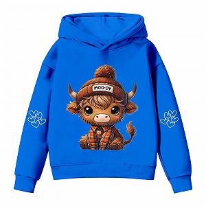 Худи Generisch Корова Детское Для мальчиков 3D Графика С капюшоном Смешные Унисекс Худи Зимние Повседневные Длинный рукав Толстовки с капюшоном Мягкие Удобные Длинный рукав synthetic.ua - Фото 1