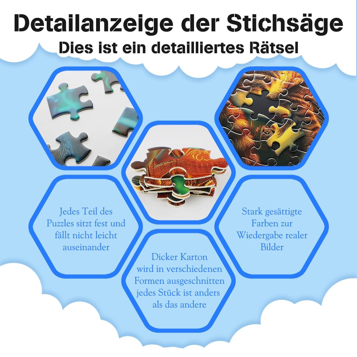 Пазл MISITU XL Format Lazy Cat 100 елементів, фото №6