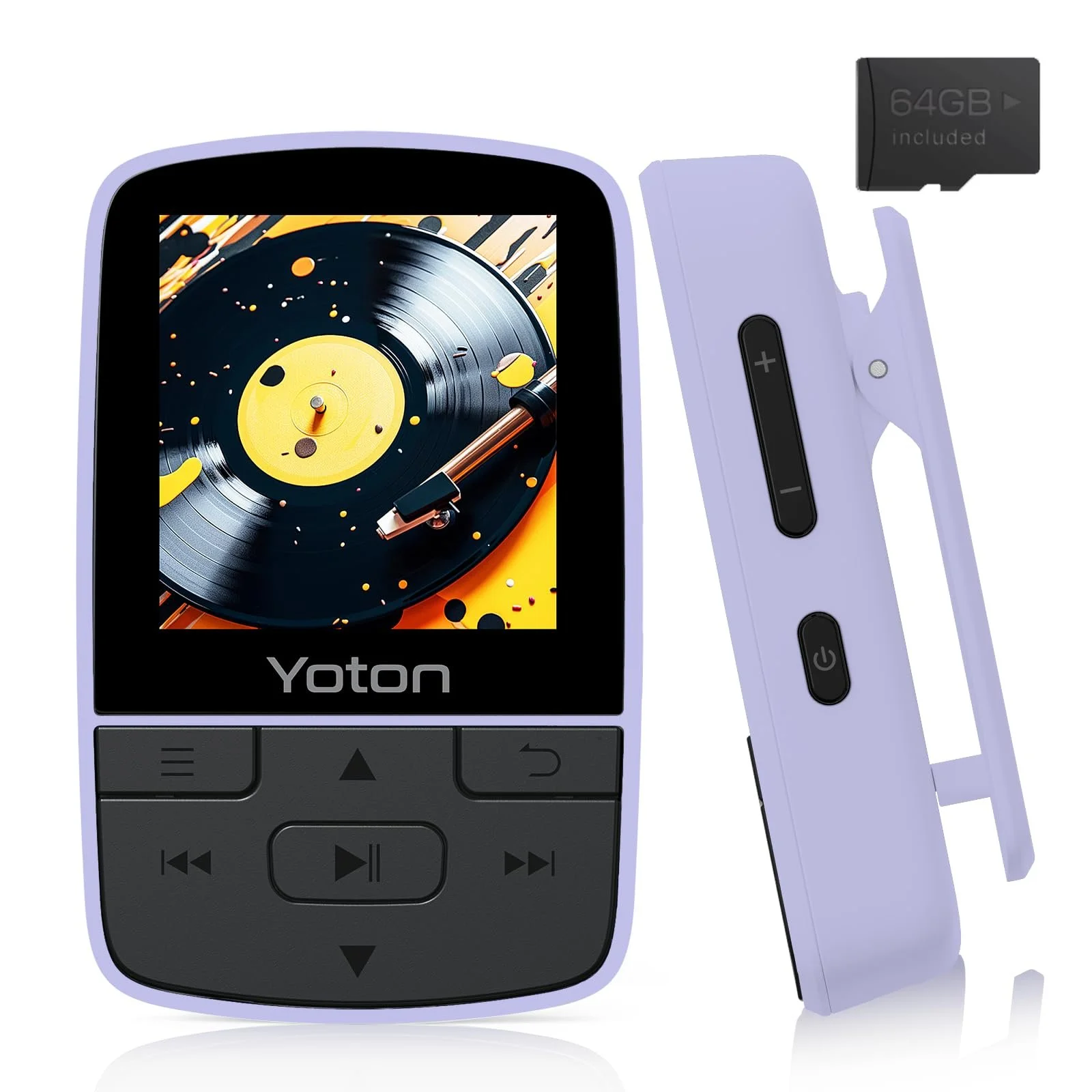 MP3 плеер YOTON 64GB Фиолетовый, фото №1