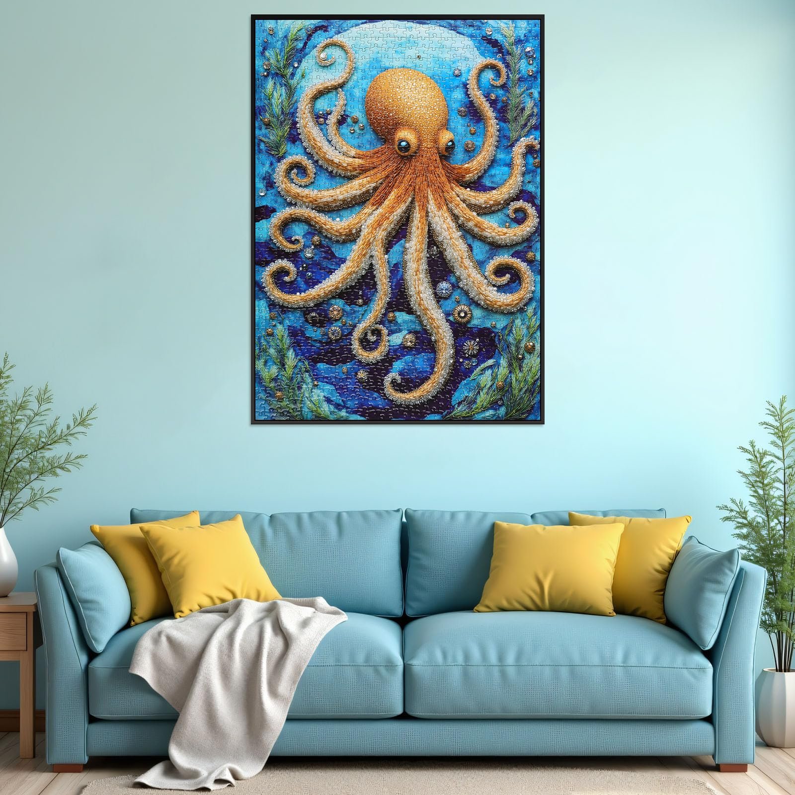 Пазли Hopgo Beaded Octopus with Pearl Pattern 1000 елементів 70 x 50 см, фото №7