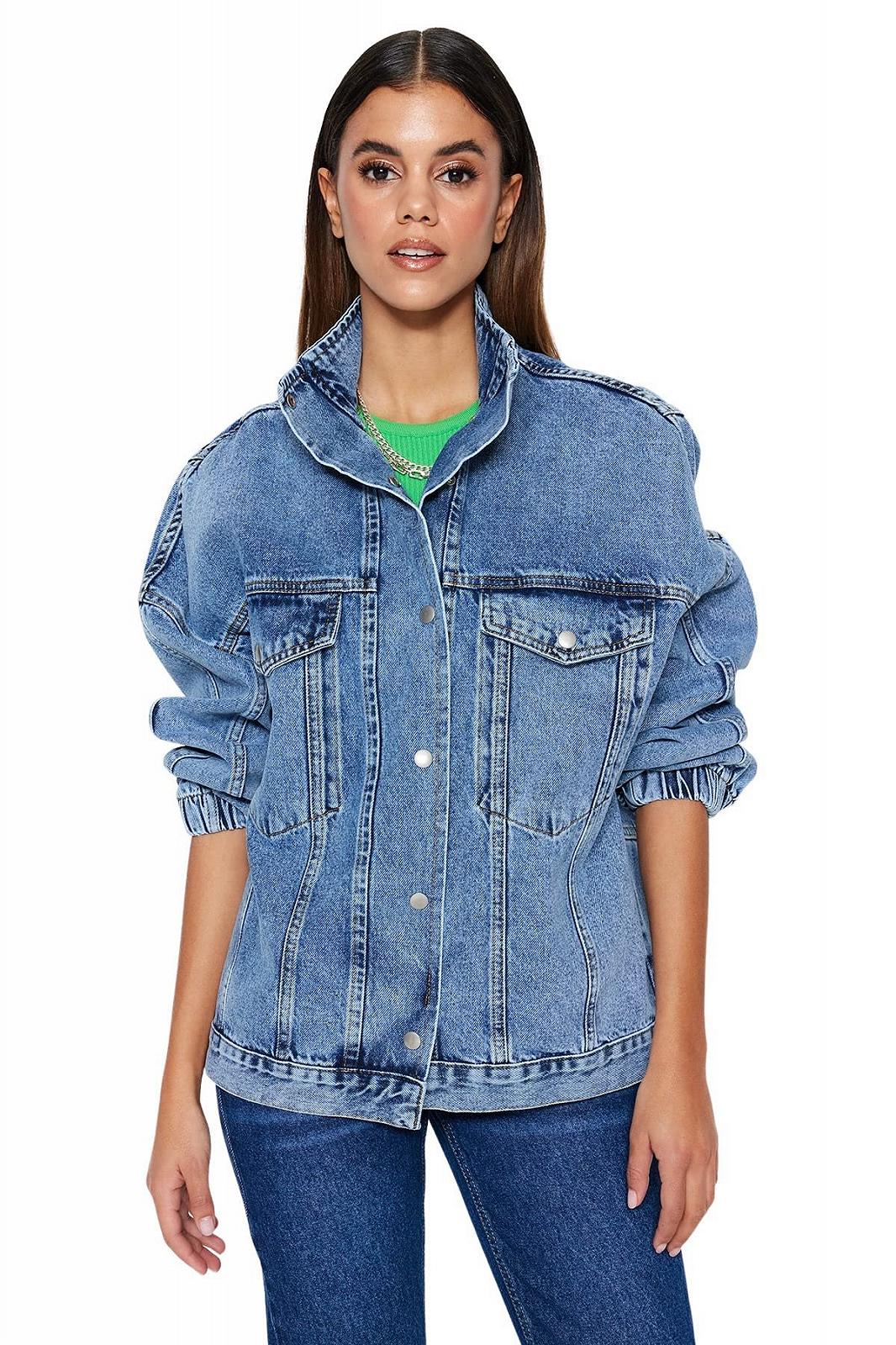 Жакет TRENDYOL Прямий Довгий Рукав, фото №4 Жакет TRENDYOL Прямий Довгий Рукав, фото №4