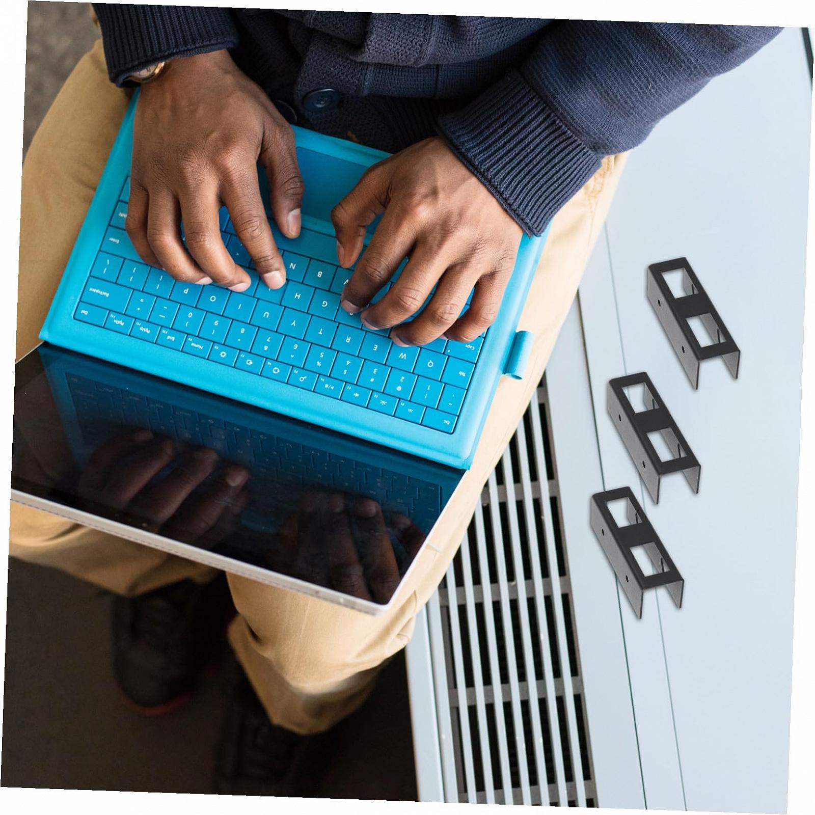 Подставка для ноутбука Под стол Carbonstahl Органайзер для ноутбука/планшета Черный, фото №9 Подставка для ноутбука Под стол Carbonstahl Органайзер для ноутбука/планшета Черный, фото №9