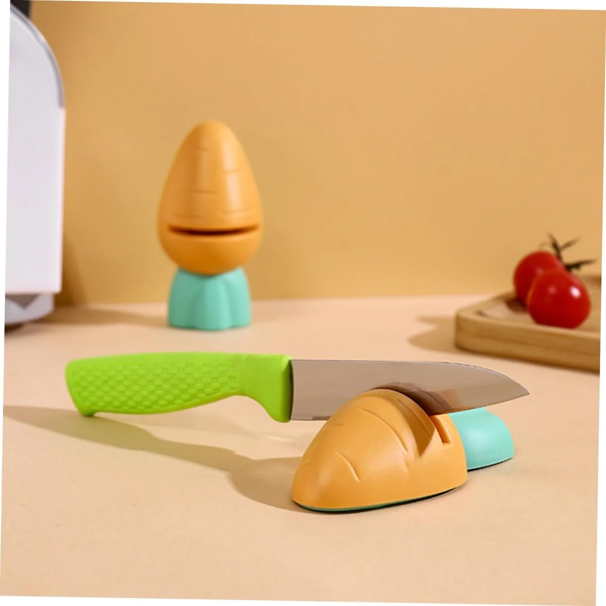 Набор точильных камней Ciieeo Carrot Shape в форме моркови ABS Orange, фото №3