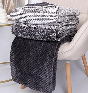 Покривало Betz Monaco XXL 150 x 200 см, бежевий, сірий, синій - Фото 1