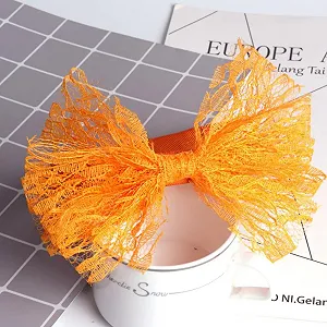 Жіночий обруч для волосся з великим бантом synthetic.ua - Фото 1