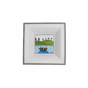 Квадратная миска Villeroy & Boch Design Naif Gifts, премиум-фарфор - Фото 1