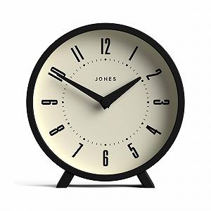 Настільний годинник JONES CLOCKS
Venus, сучасний круглий дизайн, чорний - Фото 1