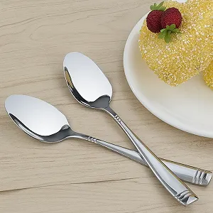 Набор из 12 столовых ложек из нержавеющей стали synthetic.ua - Фото 1