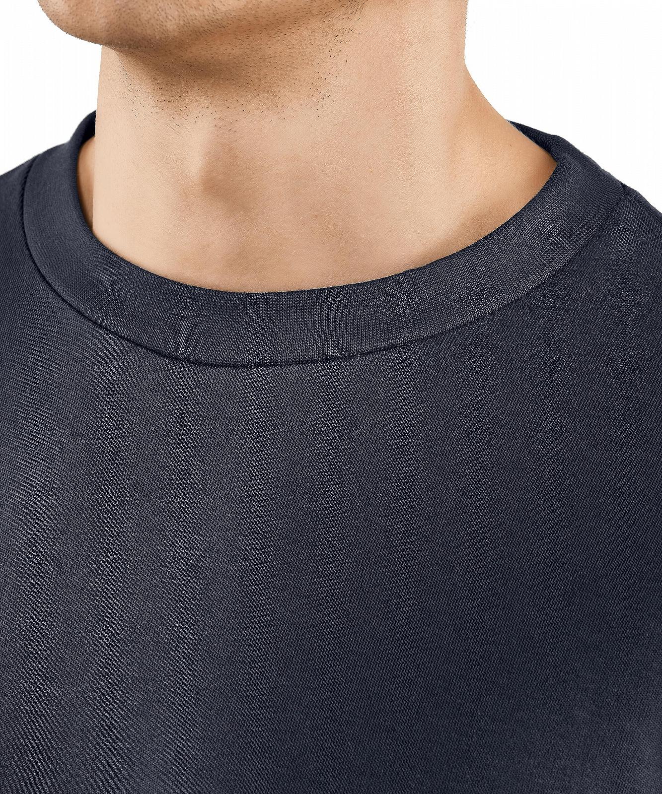 Футболка FALKE Мужская Basic Crew Neck Хлопковая Мягкая Дышащая Хлопок, 1 шт., фото №3