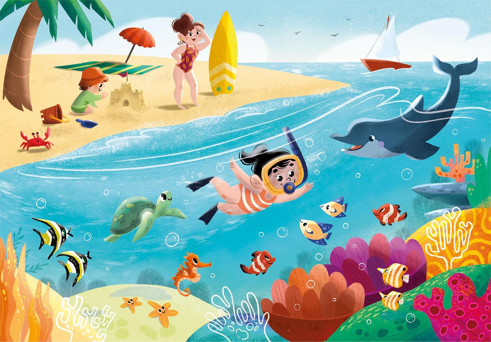 Пазл Clementoni Life at Sea 24817 2 x 60 элементов 27 x 19 см от 4 лет, фото №4 Пазл Clementoni Life at Sea 24817 2 x 60 элементов 27 x 19 см от 4 лет, фото №4