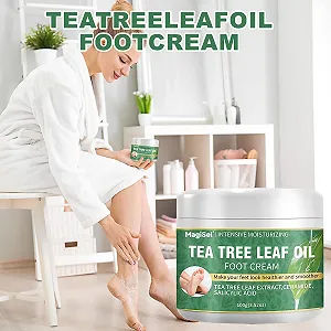 Крем для ног увлажняющий с чайным деревом против трещин и мозолей 100 г synthetic.ua - Фото 1