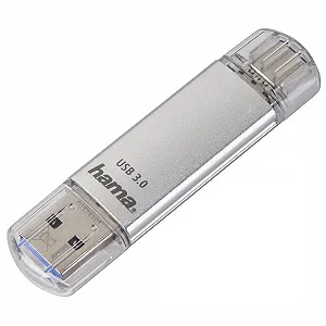Купити USB-накопичувач Hama C-Laeta 16GB USB 3.0/3.1 Type-C Silver - Фото 1 USB-накопичувач Hama C-Laeta 16GB USB 3.0/3.1 Type-C Silver - Фото 1