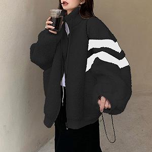 Женская куртка Teddy Переходная куртка Cuddly Fluffy Fleece Мягкая зимняя короткая плюшевая куртка Пальто Шерстяная флисовая куртка synthetic.ua - Фото 1