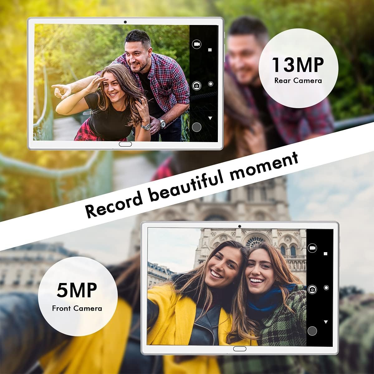 Планшет 10,1" Full HD Zonko D118 4/64 ГБ 4G 2-SIM 8 ядер Android 13 6000 мАч Бело-серый, фото №6 Планшет 10,1" Full HD Zonko D118 4/64 ГБ 4G 2-SIM 8 ядер Android 13 6000 мАч Бело-серый, фото №6