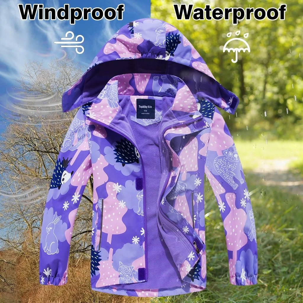 Дитяча дощова куртка Hovkib, водонепроникна, легка куртка софтшел, фото №5