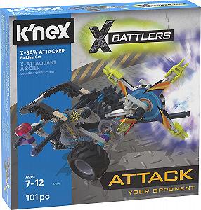 Конструктор K'Nex Battlers X-Saw Attacker 101 елементів Багатоколірний synthetic.ua - Фото 1