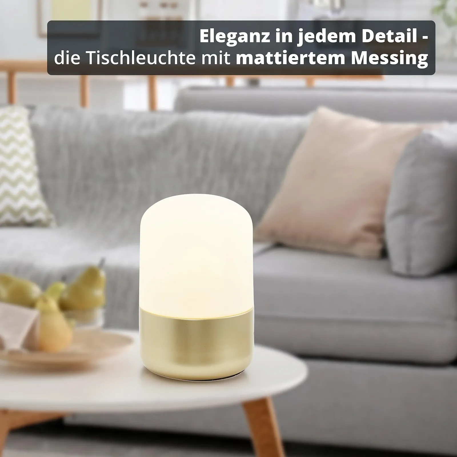 Настільна лампа KHG Modern E27 Метал 50 см Матова латунь, фото №5