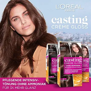 Фарба для волосся L'Oréal Paris Casting Creme Gloss 500 Світло-коричневий (2 упаковки) synthetic.ua - Фото 1
