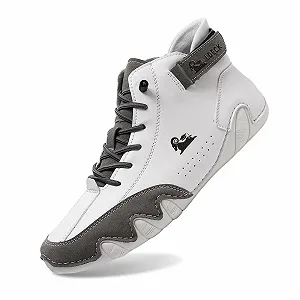 Черевики Barefoot Шкіряні Високі Alpaca Cowboy Водонепроникні Тренувальні Черевики для Човна - Фото 1