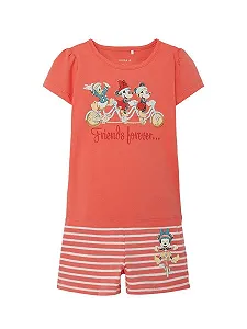 Пижамный набор для девочек NAME IT Nmfannlisa Minnie Night Set Wdi - Фото 1