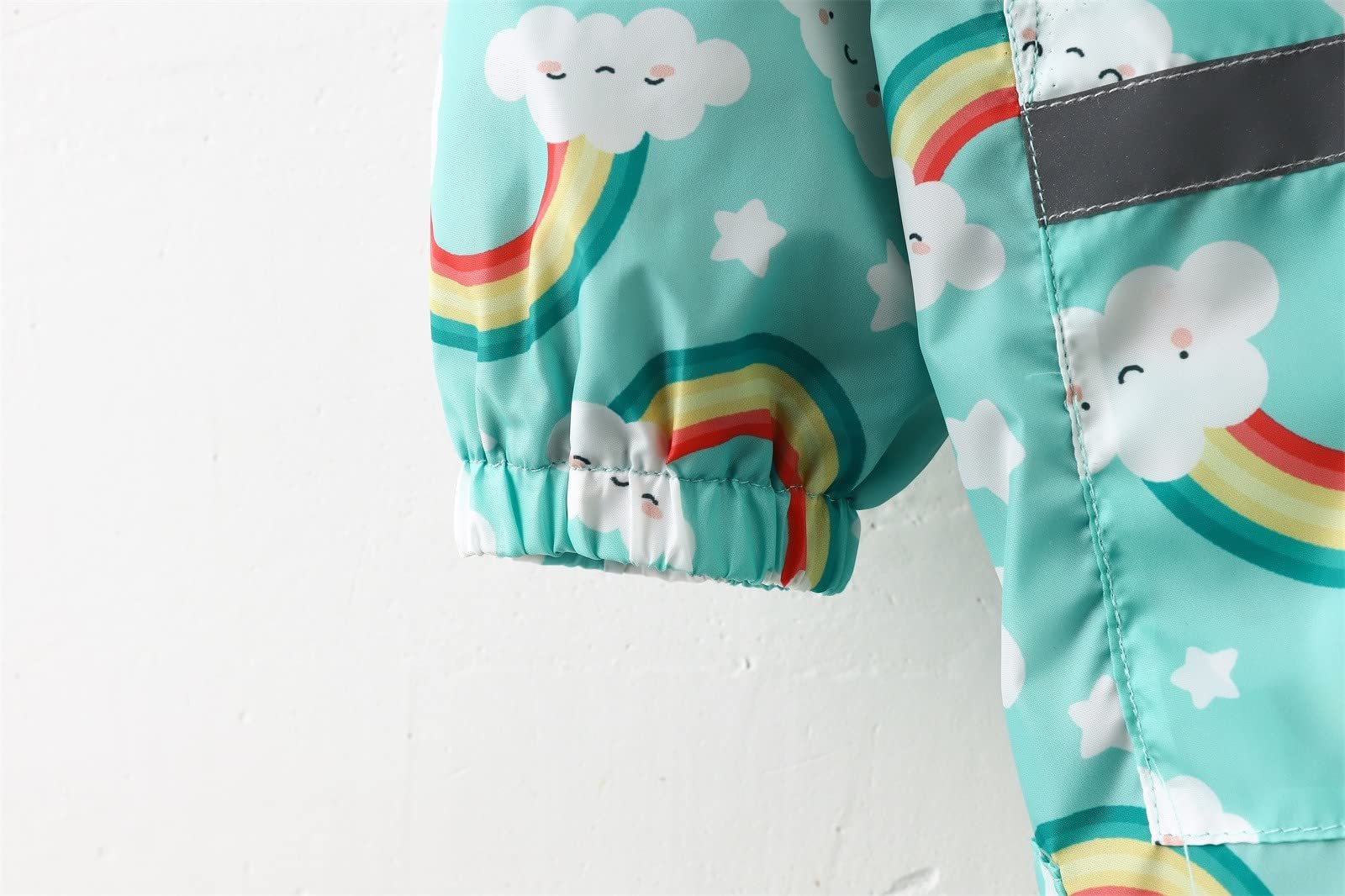 Дитяче дощове пончо EQWIGKEIT Легкое с капюшоном Дождевая одежда для мальчиков и девочек Дождевик Велосипедный дождевой плащ Унисекс Водонепроницаемая дождевая куртка Дышащее дождевое пончо, фото №6