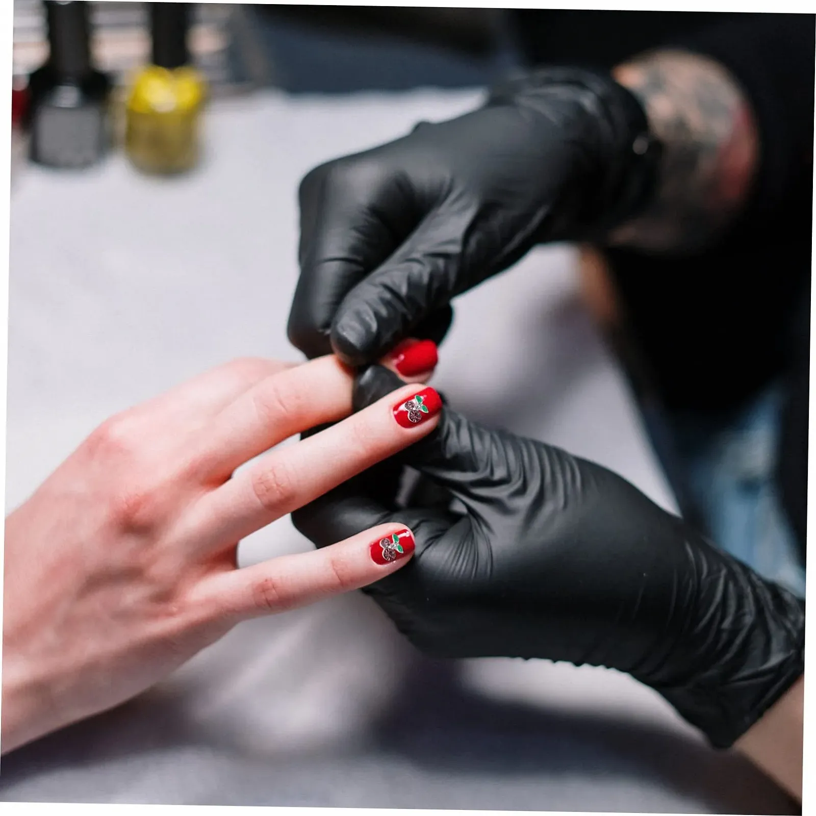 Наклейки для ногтей MERRYHAPY 60 штук, украшения для ногтей со стразами, декор на Хэллоуин, украшения для ногтей, каваи, штекер для ногтей, подвески для акриловых ногтей, вишня, фото №6