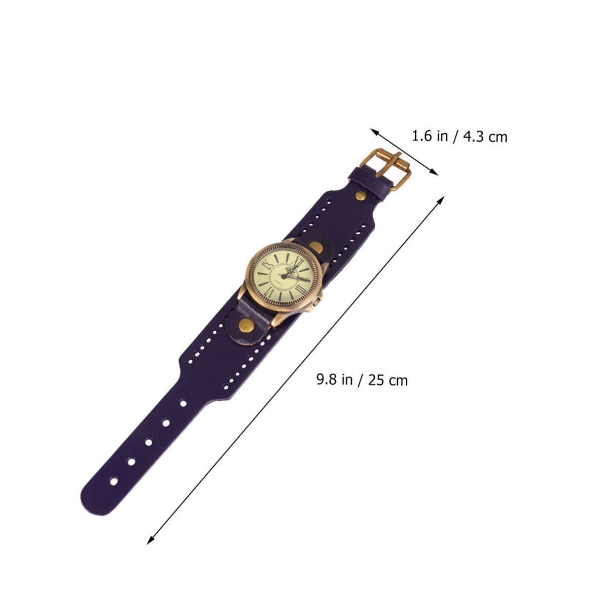 Часы PartyKindom Ретро Римские женские часы Кварцевые часы Синий, фото №3