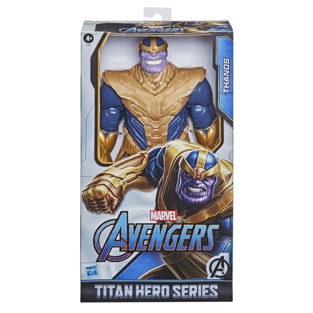Фігурка Месники Marvel Titan Hero Series Blast Gear Deluxe Танос, синій, 30 см, фото №2
