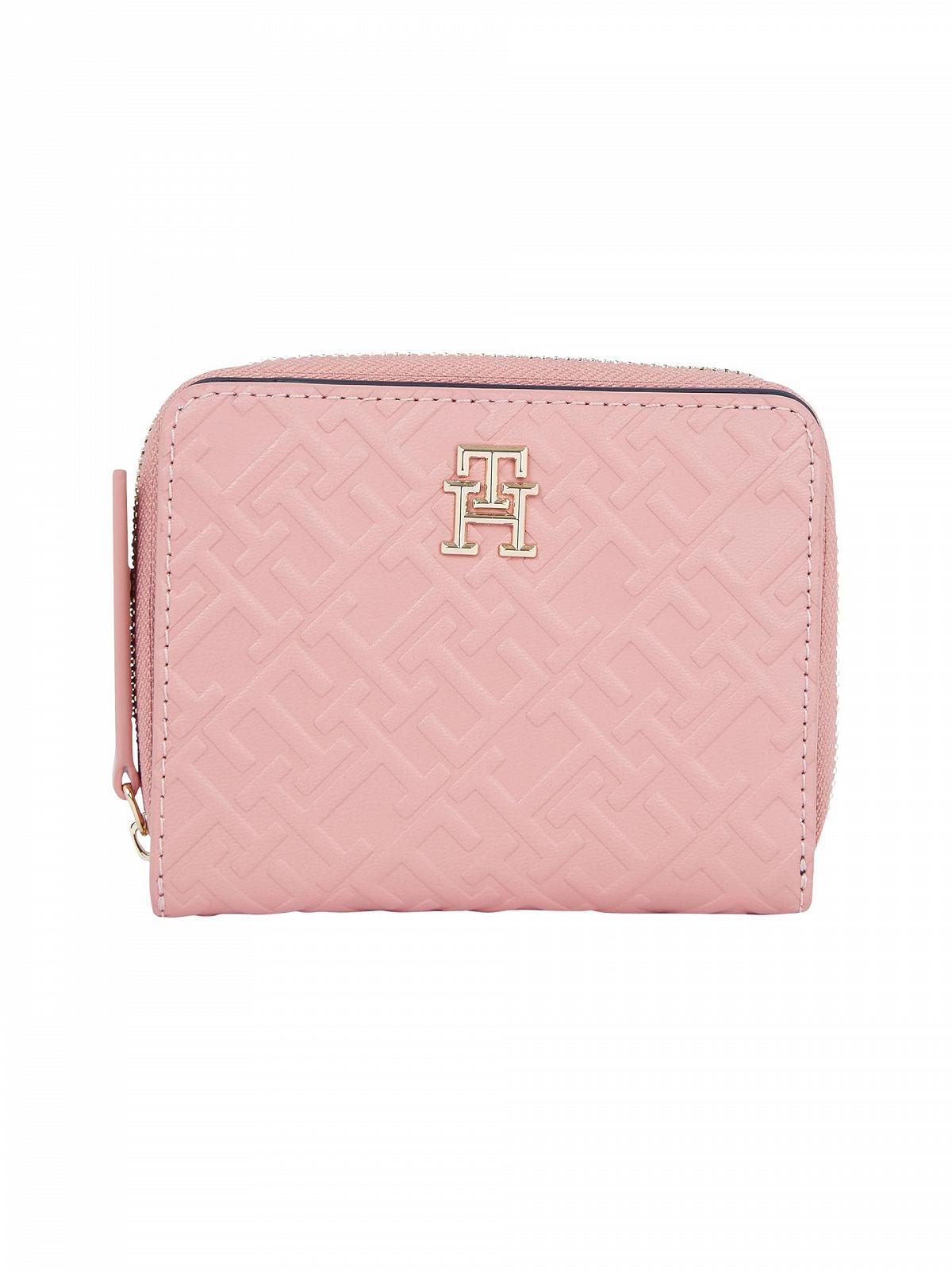Кошелек Tommy Hilfiger TH Refined Med Mono AW0AW15755 Розовый (TJ5), фото №1