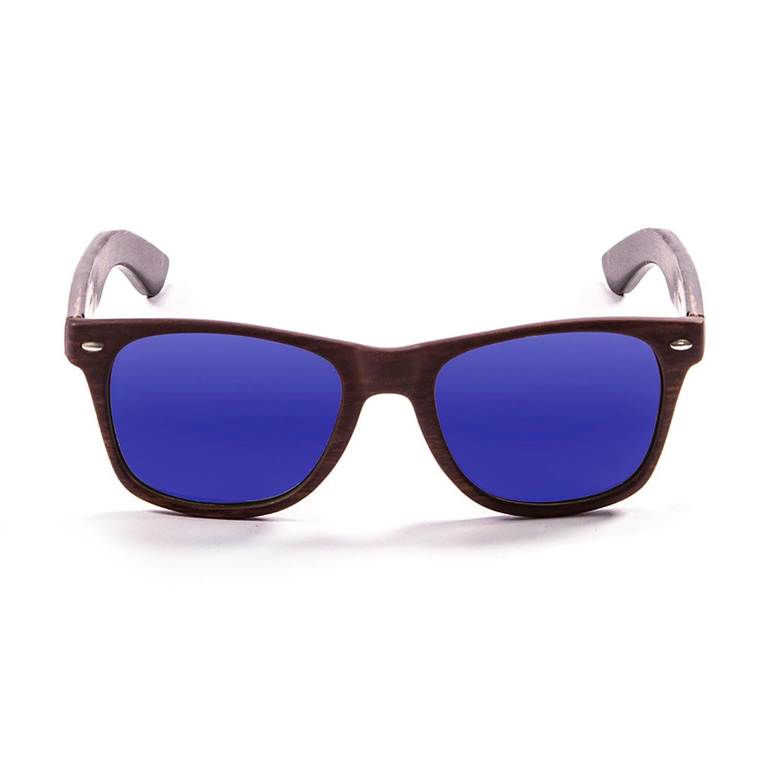 Сонцезахисні окуляри OCEAN Beach Wood Fashion поляризовані темно-бамбукові, темно-бамбукові, фото №1