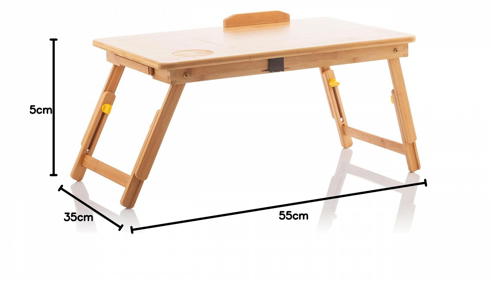 Столик Типу Підставка InnovaGoods Розкладний Регульована по висоті 53.5 x 21-27 x 34 см, фото №12