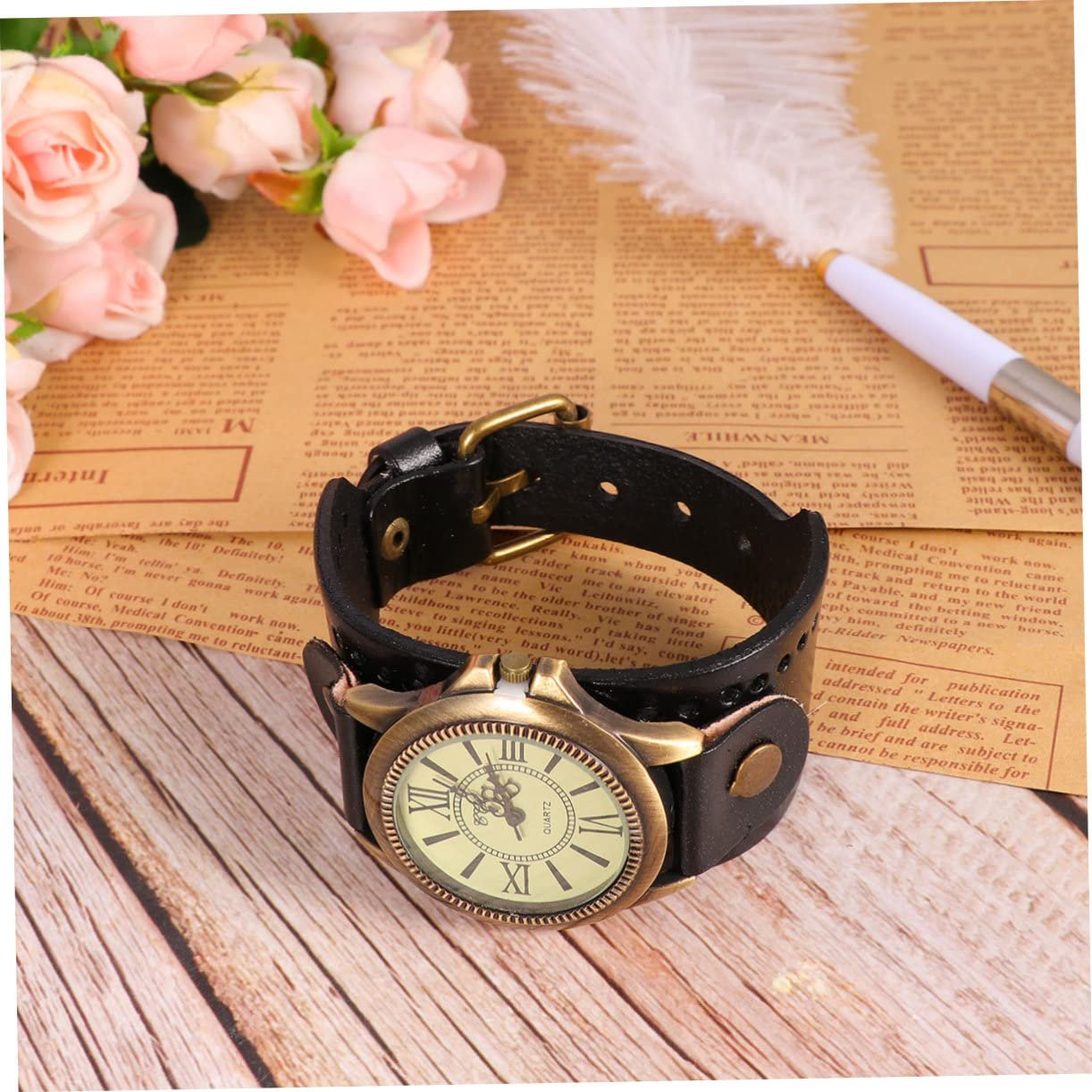 Часы-браслет Retro PartyKindom с римскими цифрами, фото №5