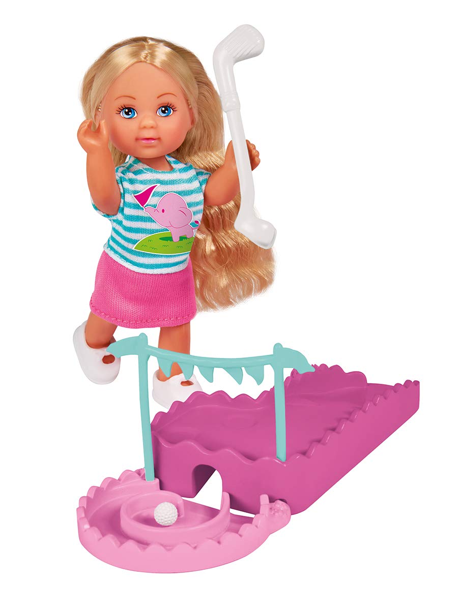 Кукла Simba Love Mini Golf в милом летнем наряде с мини-гольф полем, битами и мячами, фото №3