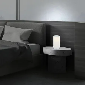 Настольная лампа BRILONER LED аккумуляторная с сенсорным управлением 24.5 x 12.5 см белая synthetic.ua - Фото 1