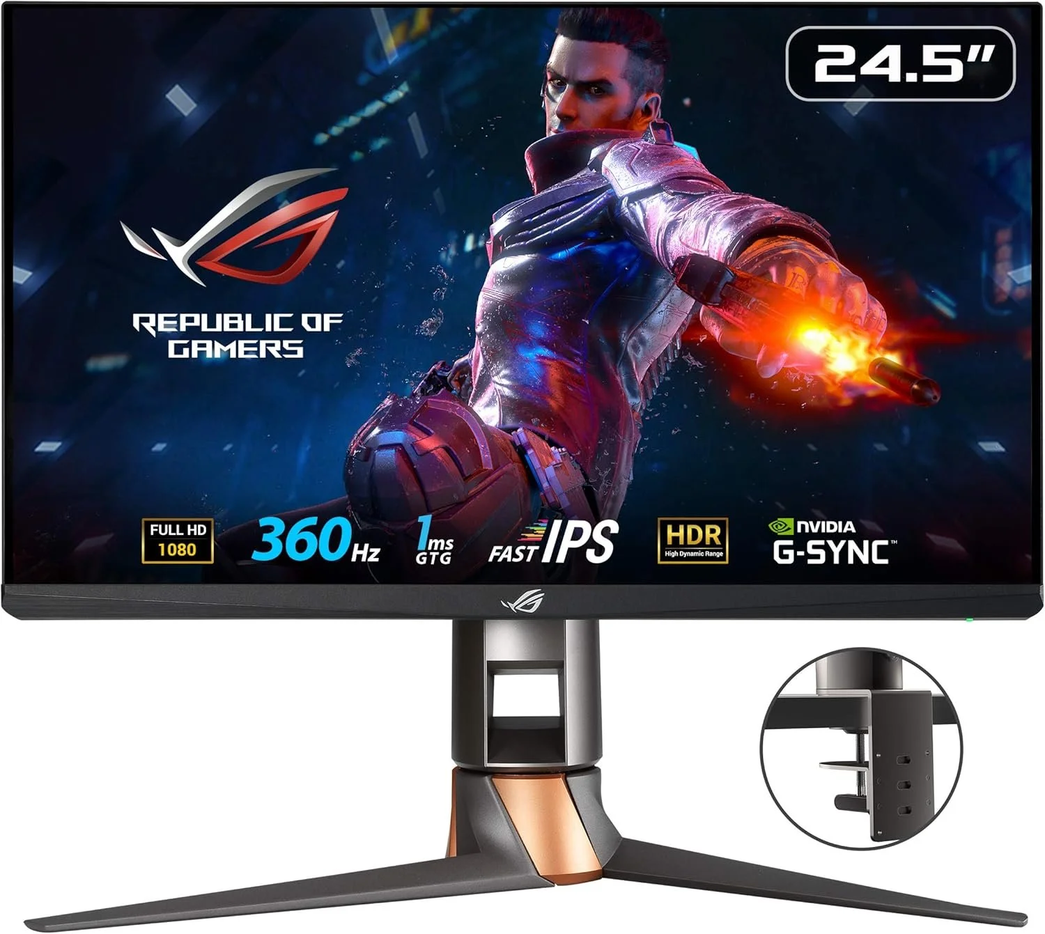Монитор 24.5" ASUS Rog Swift PG259QNR Full HD IPS 360 Гц, фото №1